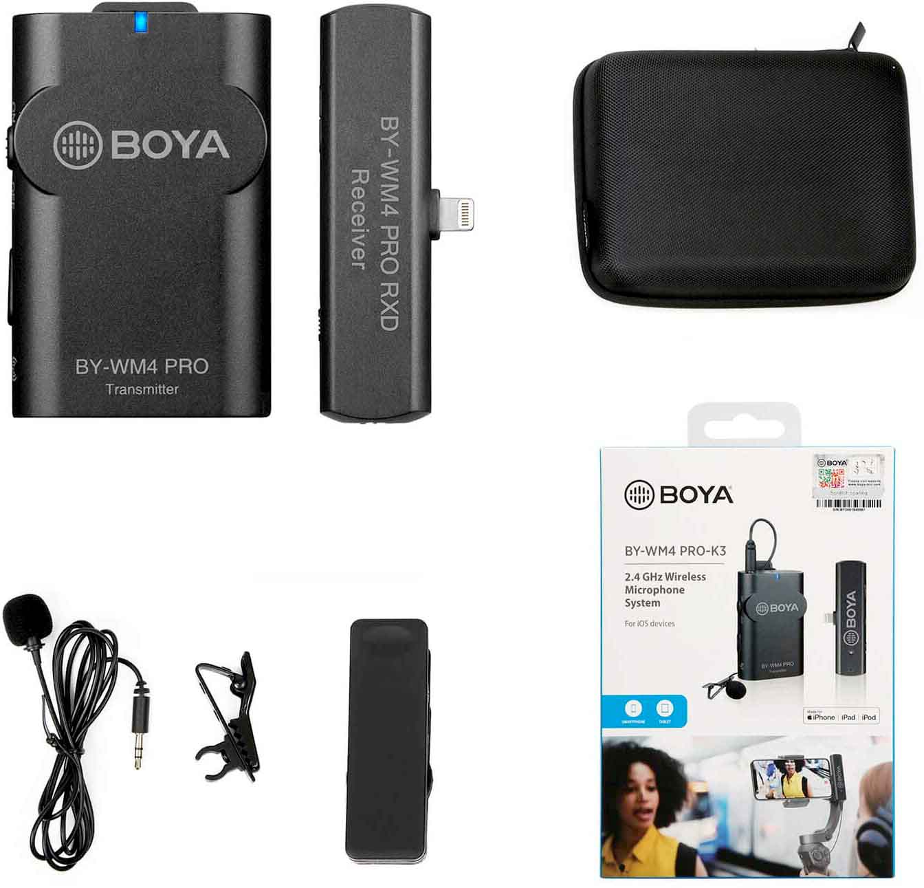 Boya BY-WM4 Pro K3 Wireless Mic (For Iphone)