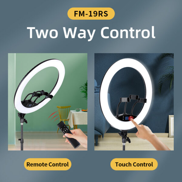 Jmary Ring Light FM-19R 19Inch With Touch Screen & with Stand