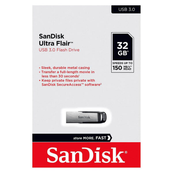 SanDisk 32GB Ultra Flair USB 3.0 Flash Drive