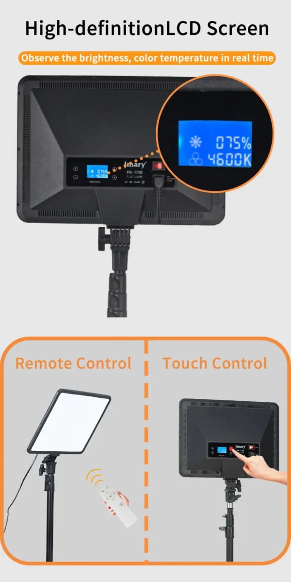 Jmary FM 17 RS LED Soft Light Panel for Videos and Photography