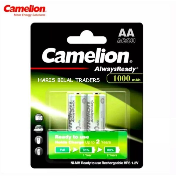 Camelion Re-Chargeable Cell AA2 1000mah