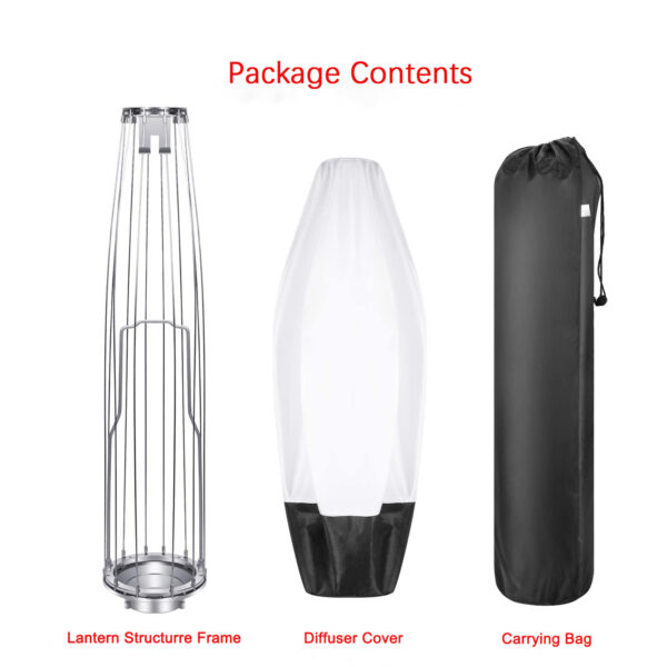 Portable Lantern Globe Soft box Diffuse Light Modifier 85cm