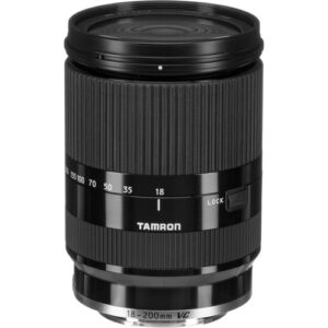 Tamron 18-200mm F3.5-6.3 Di III VC Lens for Sony E Mount Cameras (Black)