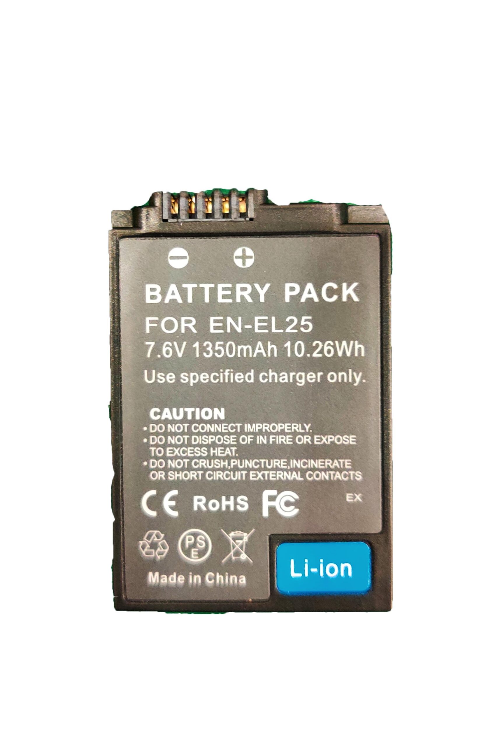 Nikon EN-EL25 Rechargeable Lithium-Ion High Copy Battery for Nikon Z50 and Z30