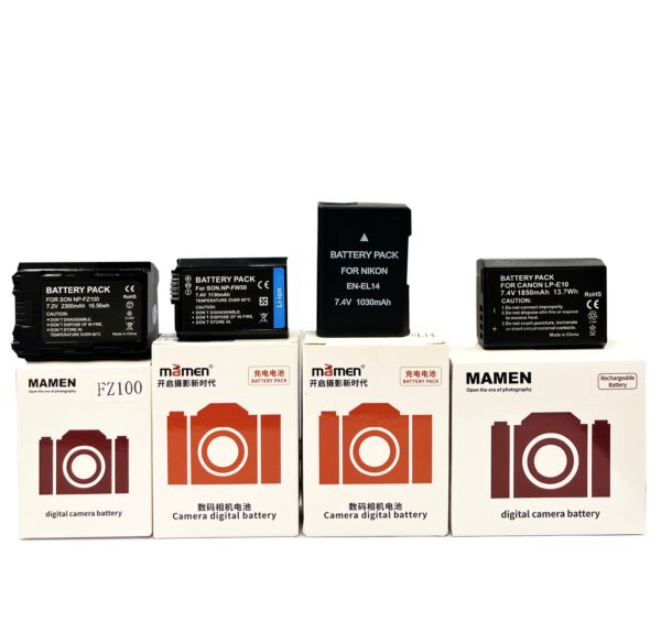 Mamen Lp-E10 Rechargeable Lithium 1850mah Battery For Canon 1100 D , 1200D ,1300D