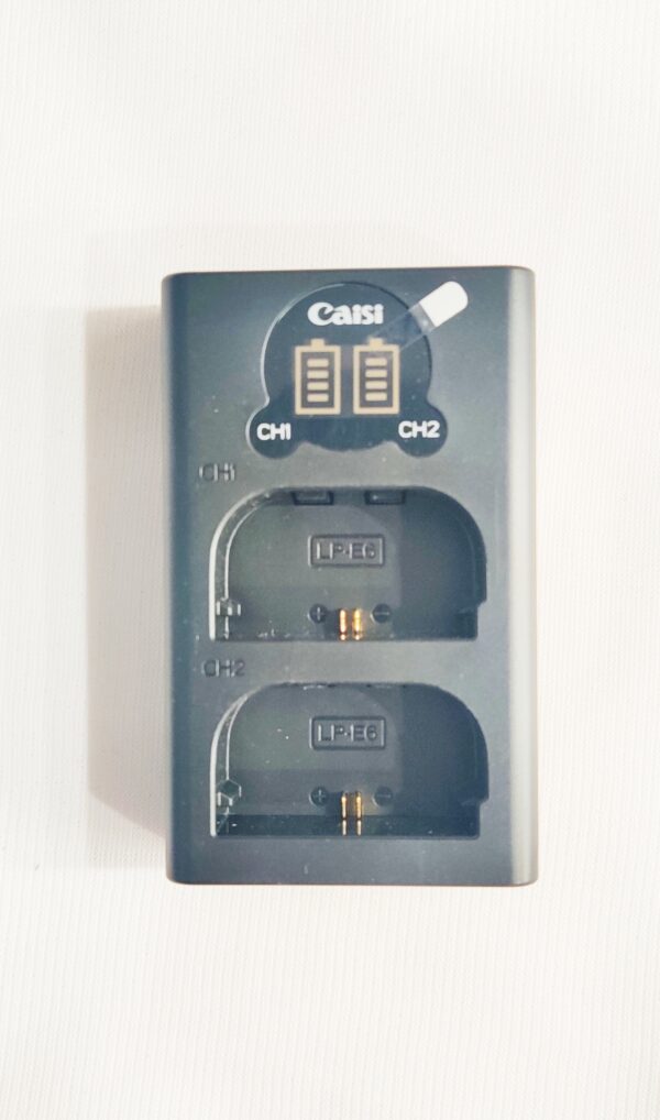 Caisi Dual Charger For Canon Lp-E6 Battery