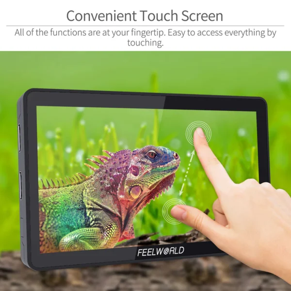 FEELWORLD F6 PLUS 6 inch small Touch Screen 3D LUT Camera DSLR Field Monitor 1920x1080 HD 4K HDMI