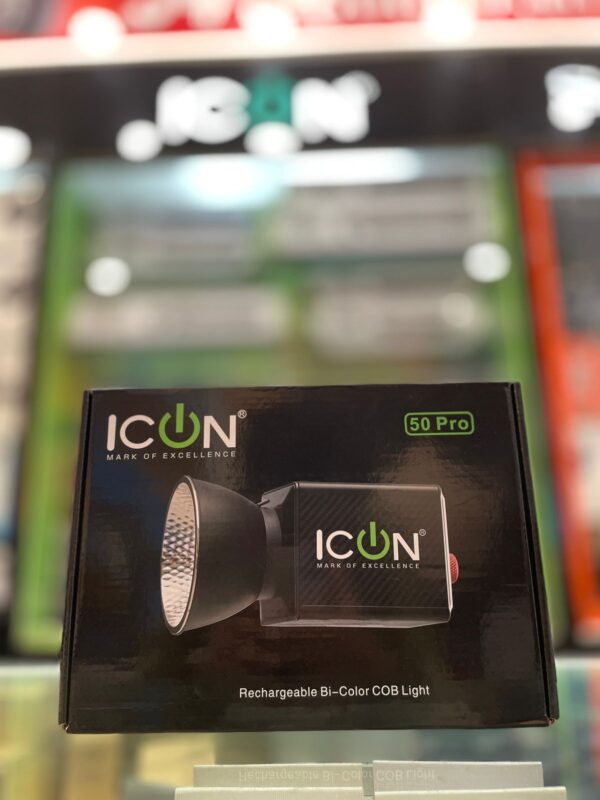 ICON 50 Pro COB Led 40W BI Color Rechargeable Light