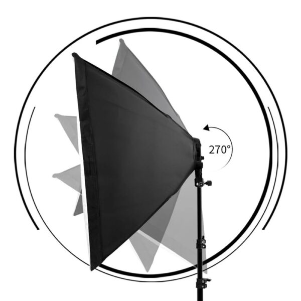 TL 5 Bulb Holder with 50*70 Softbox and Light Stand