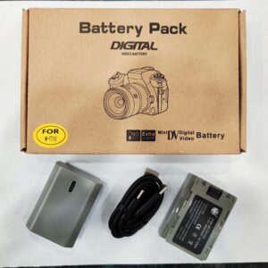 Dual Battery Pack FZ-100 with Type C port ( 2600Mah )