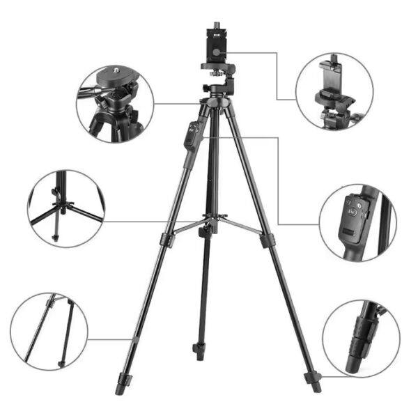 Caisi ST-11 Mobile & Camera Tripod With VIP Mobile Holder and Shutter Remote