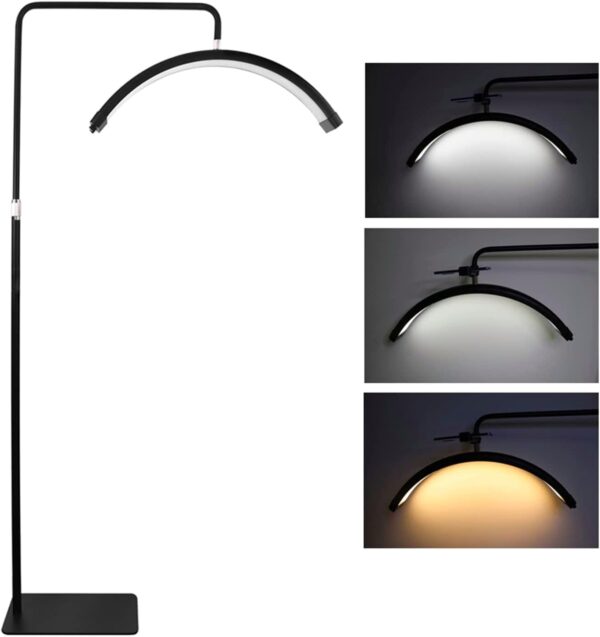 LED HD-M6X Half-Moon Shaped Fill Light 3000K-6000K Dimmable Light