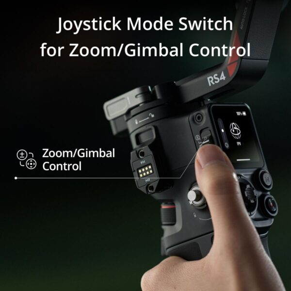 DJI RS 4, 3-Axis Gimbal Stabilizer for DSLR and Mirrorless Cameras