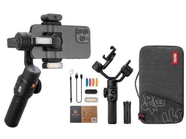 Zhiyun Smooth 5 S pro with AI tracker Handheld Stabilizer 3-Axis Smartphone Gimbal with 6 Month warranty