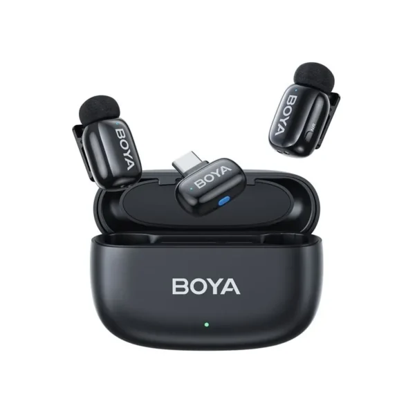 BOYA Mini 14 For Andriod Type C Dual Wireless Microphone With Charging Case With 3 Year Warranty