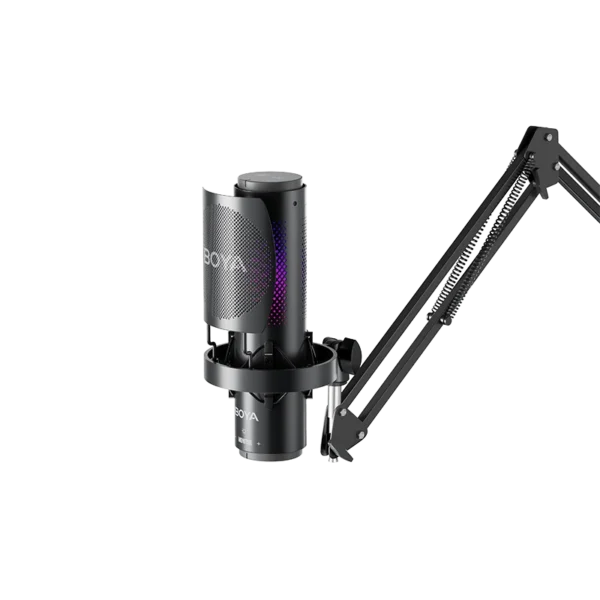 BOYA K9 Desktop Condenser USB & Type C Microphone with Boom Arm Stand For Podcast With 3 Year Warranty