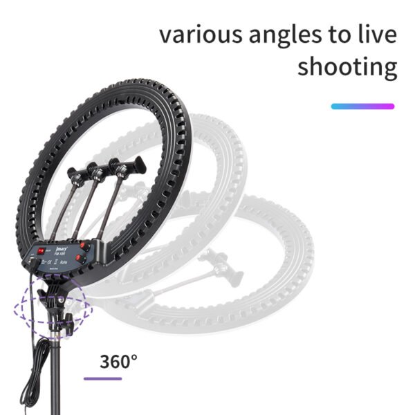 Jmary Ring Light FM-18R 18″Inch With Jmary MT-75 Stand - image 6