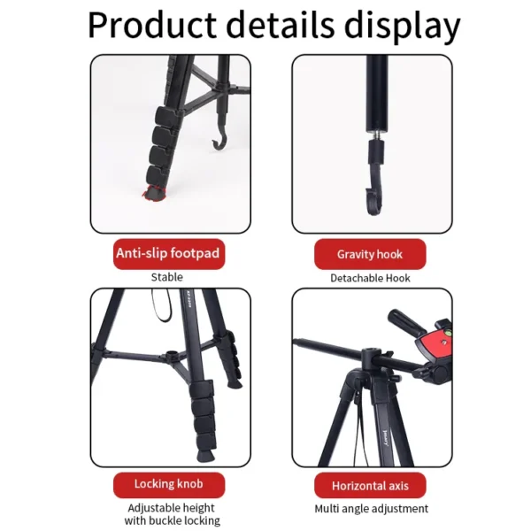 Jmary KP-2209 Overhead Tripod for camera & mobile - image 4