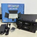LED 680 pro with Dual Battery charger & Adaptor 40W   Bi-colour Led Panel Photography Light