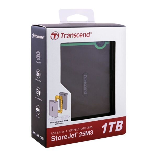 Transcand Portable 1TB External Hard Drive - image 3