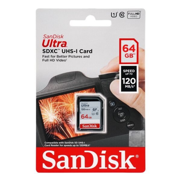 SanDisk SDHC 64GB 120MB/s Ultra - image 2