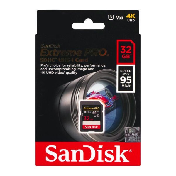 SanDisk SDHC 32GB 95MB/s Extreme Pro - image 2