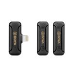 BOYA BY-WM3T2-D2 Wireless Microphone with Lightning Connector for Apple Devices (2.4 GHz) With 3 Year  Warranty