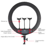 Jmary Ring Light FM-21R 21"Inch With Jmary MT-75 Stand