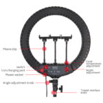 Jmary Ring Light FM-18R 18"Inch With Jmary MT-75 Stand