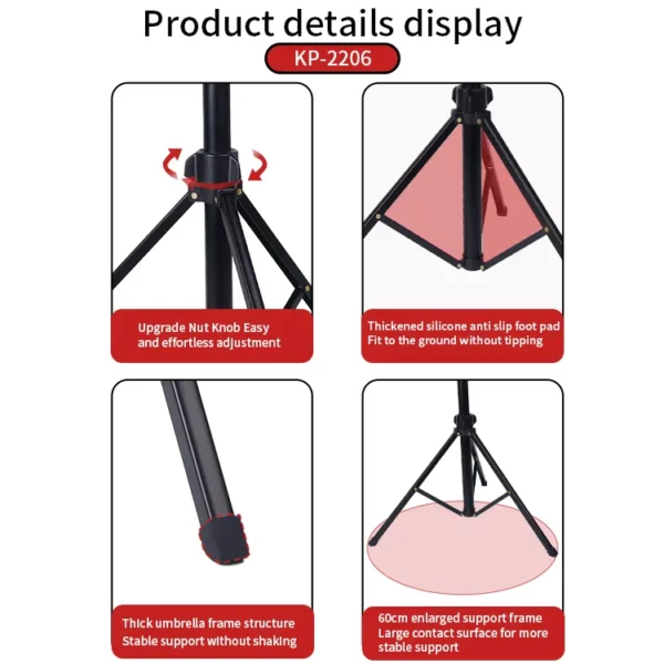 Jmary KP-2206 Tripod  for Mobile & Camera - image 4