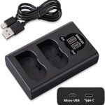 Caisi Dual Charger MH 25  For EN-EL 15 Camera Battery