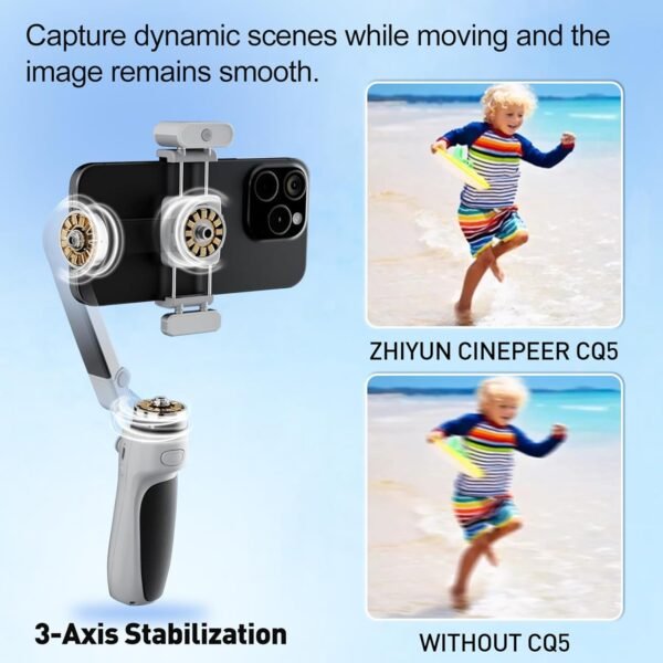 ZHIYUN CINEPEER CQ5  Gimbal Stabilizer for Mobile Phones with 6 Month Warranty - image 6