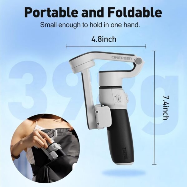 ZHIYUN CINEPEER CQ5  Gimbal Stabilizer for Mobile Phones with 6 Month Warranty - image 5