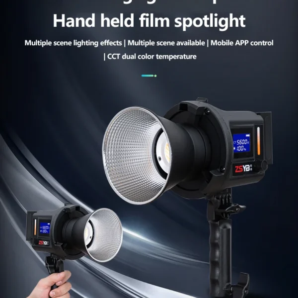 ZSYB CL-80Bi Bi-Color 3200-5600K LED Light Video Light 80W Professional Continues light For Photography and Videography - image 3
