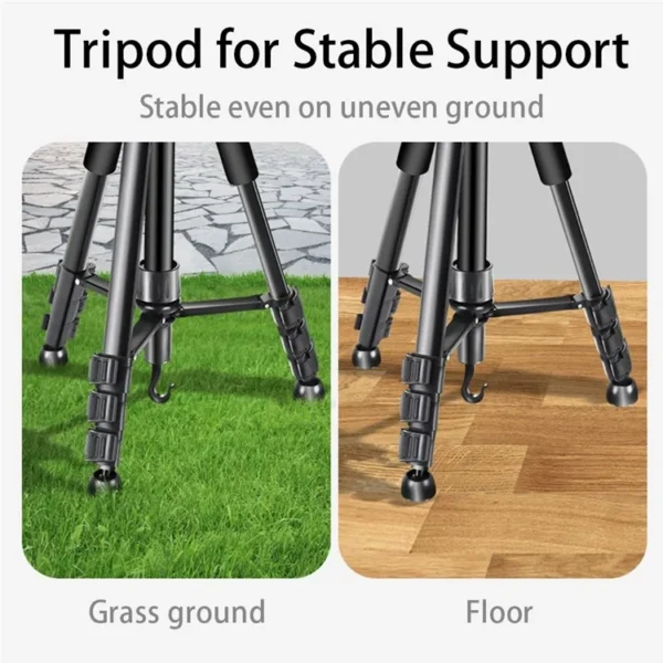 Caisi ST-666 Mobile & Camera Tripod With VIP Mobile Holder - image 8