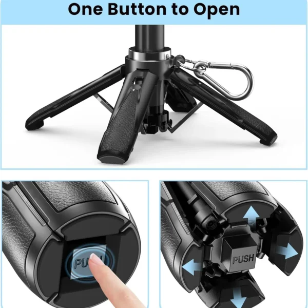 Jmary MT-18 Mini Selfie Stick with Bluetooth Remote - image 3