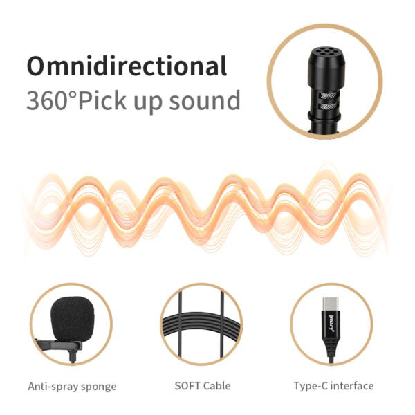 Jmary MC-R2 Lavalier Microphone for Andriod Type-C - image 3