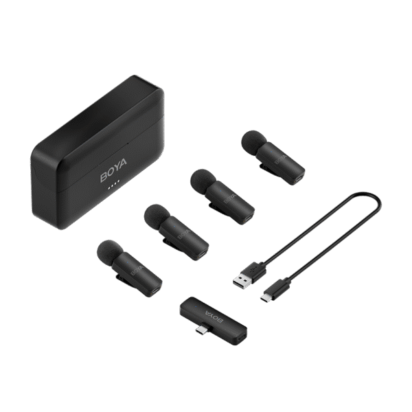 BOYA BY-V4 U 4-Channel V Series Wireless Microphone For Andriod Type C with 3  Year Warranty - image 2
