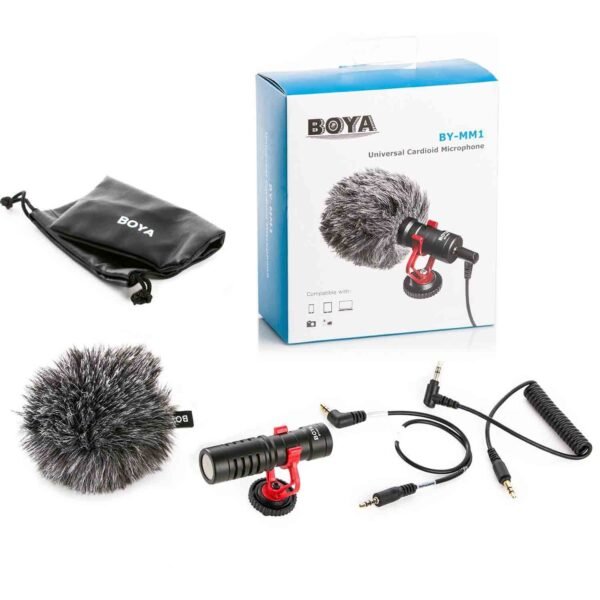 Boya BY-MM1 Universal Cardiod Shotgun Microphone With 3 Year Warranty - image 3