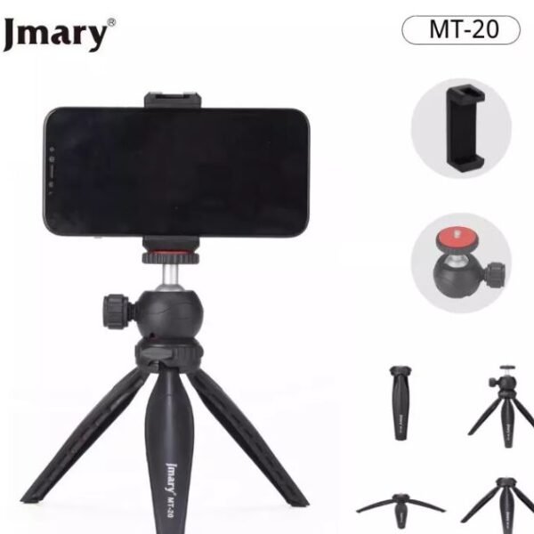 Jmary MT-20 Table Top Mini Portable Foldable Tripod Stand