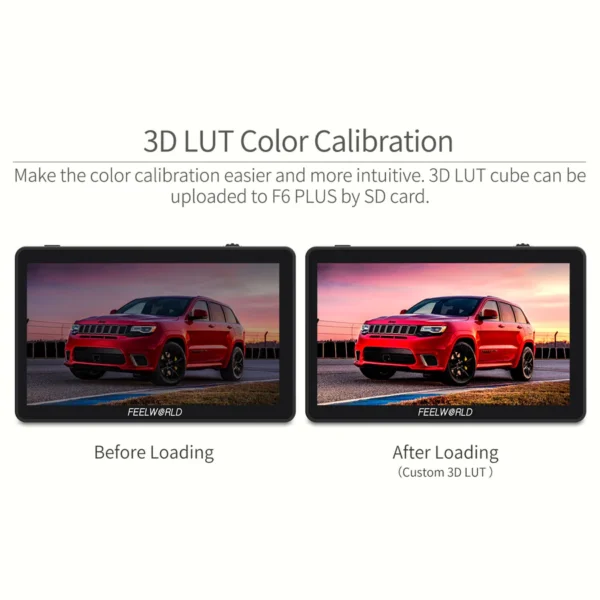 FEELWORLD F6 PLUS 6 inch small Touch Screen 3D LUT Camera DSLR Field Monitor 1920×1080 HD 4K HDMI - image 7