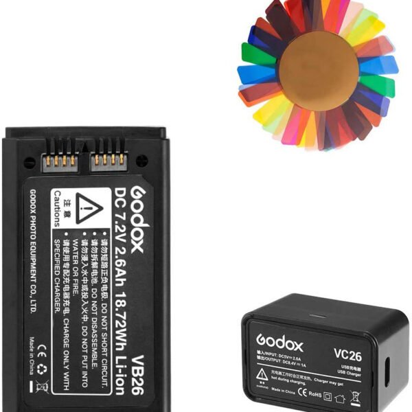 Godox VC-26 Charger for V1 Flash with cable - image 2