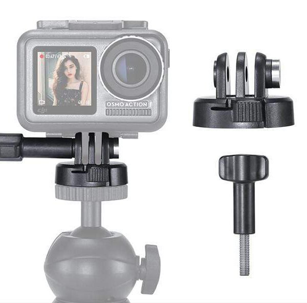 Gopro Tripod Mount Adapter with Locking Screw - image 2