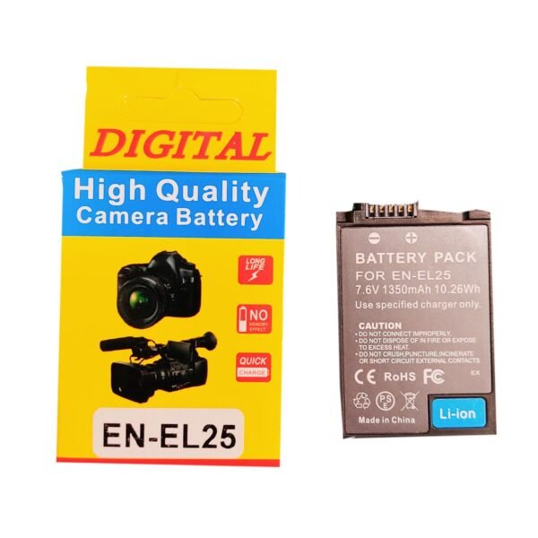Nikon EN-EL25 Rechargeable Lithium-Ion High Copy Battery for  Nikon Z50 and Z30