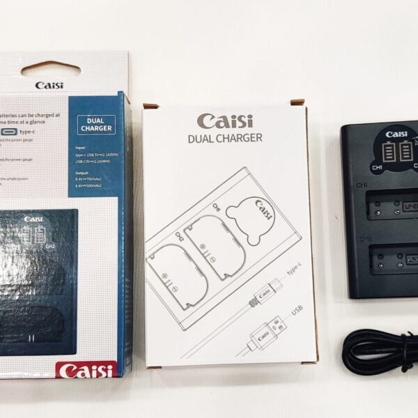 Caisi Dual Charger  For Canon Lp-E17 Battery