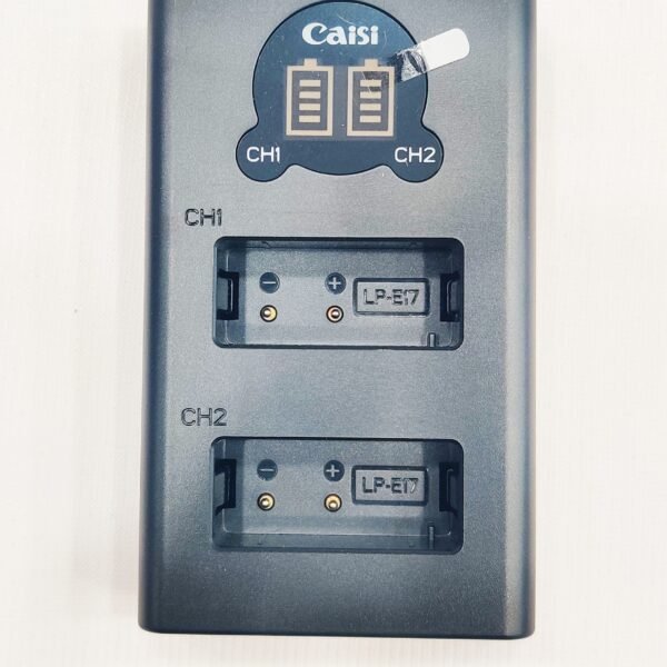 Caisi Dual Charger  For Canon Lp-E17 Battery - image 2