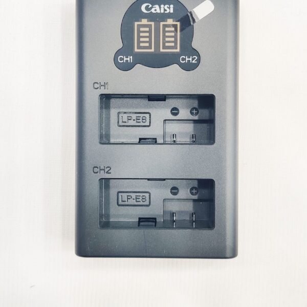 Caisi Dual Charger  For Canon Lp-E8 Battery - image 3