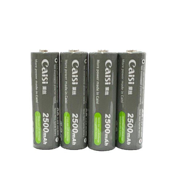 Caisi 4 cell AA 2500 mAh rechargeable Batteries - image 2