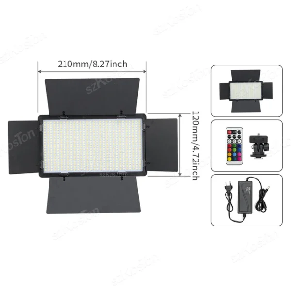 LED 600 Pro RGB+BI Professional Video Light - image 3
