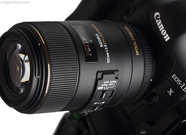 Sigma 105mm f/2.8 EX DG OS HSM Macro Lens for Canon EF - image 3